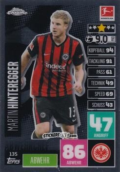 Figurina Martin Hinteregger - German Bundesliga 2020-2021. Match Attax Chrome n. 135 - Topps