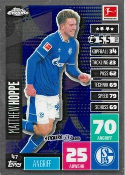 Cromo Matthew Hoppe - German Bundesliga 2020-2021. Match Attax Chrome n. 47 - Topps