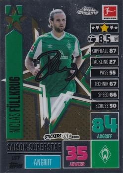 Cromo Niclas Füllkrug - German Bundesliga 2020-2021. Match Attax Chrome n. 157 - Topps