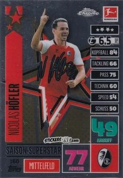 Cromo Nicolas Höfler - German Bundesliga 2020-2021. Match Attax Chrome n. 160 - Topps