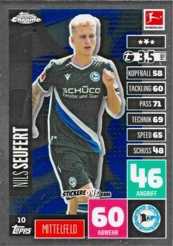 Cromo Nils Seufert - German Bundesliga 2020-2021. Match Attax Chrome n. 10 - Topps