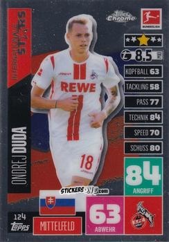 Cromo Ondrej Duda - German Bundesliga 2020-2021. Match Attax Chrome n. 124 - Topps
