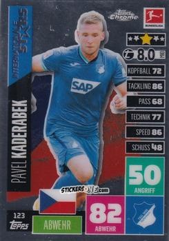 Figurina Pavel Kaderabek - German Bundesliga 2020-2021. Match Attax Chrome n. 123 - Topps