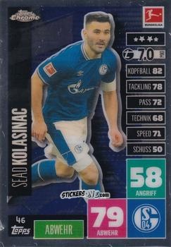 Cromo Sead Kolasinac - German Bundesliga 2020-2021. Match Attax Chrome n. 46 - Topps
