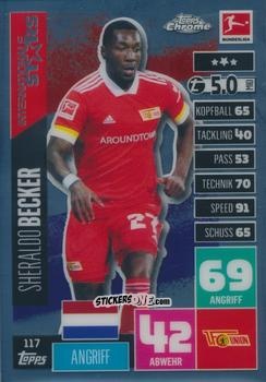 Figurina Sheraldo Becker - German Bundesliga 2020-2021. Match Attax Chrome n. 117 - Topps
