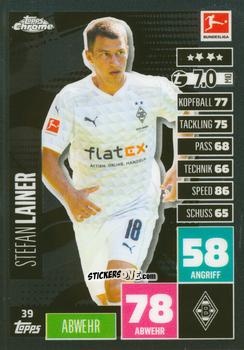Cromo Stefan Lainer - German Bundesliga 2020-2021. Match Attax Chrome n. 39 - Topps