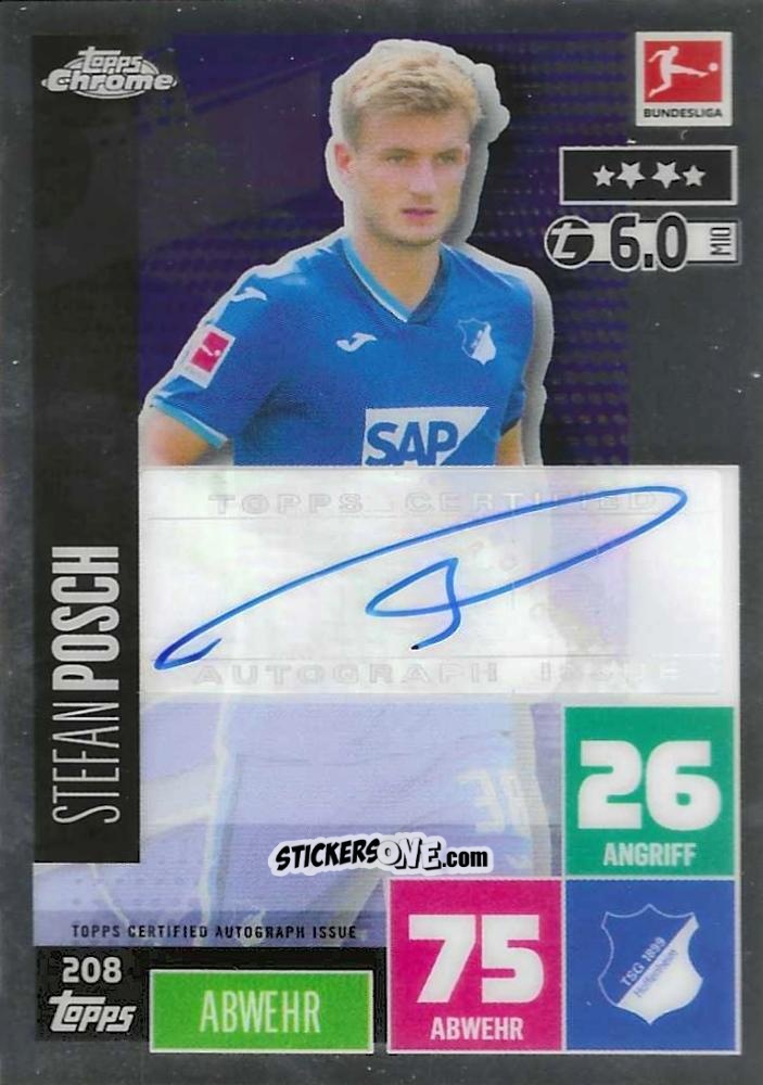 Cromo Stefan Posch - German Bundesliga 2020-2021. Match Attax Chrome n. 208 - Topps