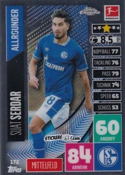 Figurina Suat Serdar - German Bundesliga 2020-2021. Match Attax Chrome n. 172 - Topps