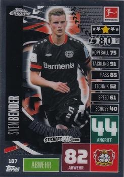 Cromo Sven Bender - German Bundesliga 2020-2021. Match Attax Chrome n. 187 - Topps
