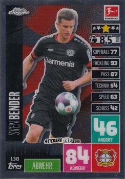 Cromo Sven Bender - German Bundesliga 2020-2021. Match Attax Chrome n. 138 - Topps