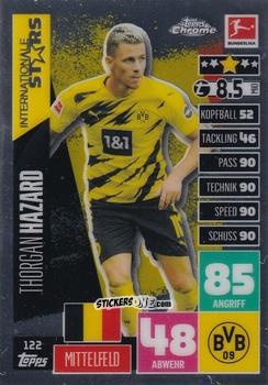 Cromo Thorgan Hazard - German Bundesliga 2020-2021. Match Attax Chrome n. 122 - Topps