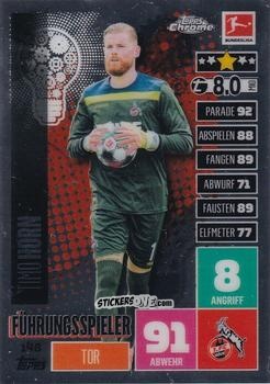 Figurina Timo Horn  - German Bundesliga 2020-2021. Match Attax Chrome n. 148 - Topps