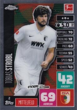 Cromo Tobias Strobl - German Bundesliga 2020-2021. Match Attax Chrome n. 2 - Topps