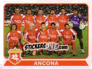 Figurina Squadra Ancona - Calciatori 2003-2004 - Panini