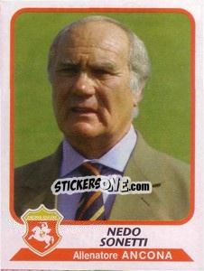 Sticker Nedo Sonetti (allenatore) - Calciatori 2003-2004 - Panini
