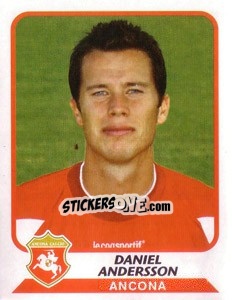 Figurina Daniel Andersson - Calciatori 2003-2004 - Panini