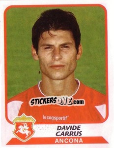 Figurina Davide Carrus - Calciatori 2003-2004 - Panini