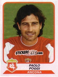 Sticker Paolo Poggi - Calciatori 2003-2004 - Panini