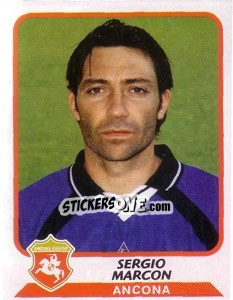 Figurina Sergio Marcon - Calciatori 2003-2004 - Panini