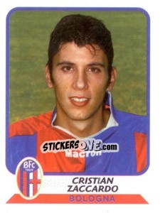 Figurina Cristian Zaccardo - Calciatori 2003-2004 - Panini