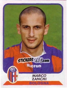 Sticker Marco Zanchi - Calciatori 2003-2004 - Panini