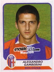 Figurina Alessandro Gamberini - Calciatori 2003-2004 - Panini