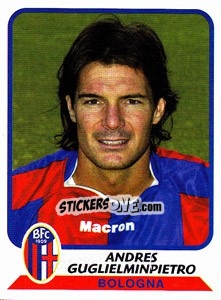 Cromo Andres Guglielminpietro - Calciatori 2003-2004 - Panini