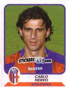 Sticker Carlo Nervo - Calciatori 2003-2004 - Panini