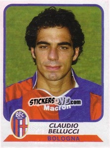 Figurina Claudio Bellucci - Calciatori 2003-2004 - Panini