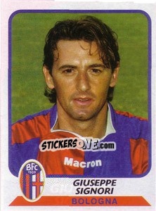 Cromo Giuseppe Signori - Calciatori 2003-2004 - Panini