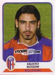 Cromo Fausto Rossini - Calciatori 2003-2004 - Panini