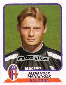 Figurina Alexander Manninger - Calciatori 2003-2004 - Panini