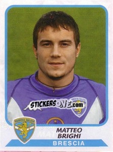 Figurina Matteo Brighi - Calciatori 2003-2004 - Panini