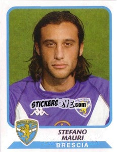 Sticker Stefano Mauri - Calciatori 2003-2004 - Panini