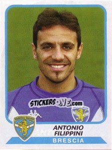 Sticker Antonio Filippini - Calciatori 2003-2004 - Panini