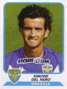 Cromo Simone del Nero - Calciatori 2003-2004 - Panini