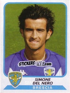 Figurina Simone del Nero - Calciatori 2003-2004 - Panini