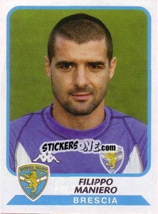 Sticker Filippo Maniero - Calciatori 2003-2004 - Panini