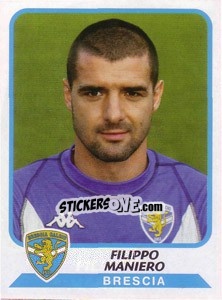 Figurina Filippo Maniero - Calciatori 2003-2004 - Panini