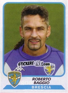 Sticker Roberto Baggio - Calciatori 2003-2004 - Panini