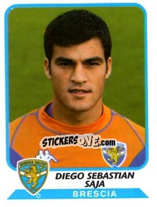 Cromo Diego Sebastian Saja - Calciatori 2003-2004 - Panini