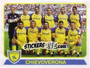 Figurina Squadra Chievo Verona - Calciatori 2003-2004 - Panini