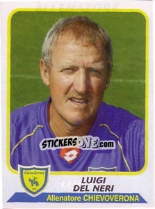 Cromo Luigi del Neri (allenatore) - Calciatori 2003-2004 - Panini
