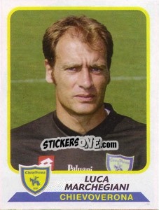 Sticker Luca Marchegiani - Calciatori 2003-2004 - Panini