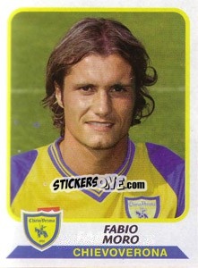 Sticker Fabio Moro - Calciatori 2003-2004 - Panini