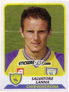 Cromo Salvatore Lanna - Calciatori 2003-2004 - Panini