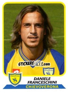 Sticker Daniele Franceschini - Calciatori 2003-2004 - Panini