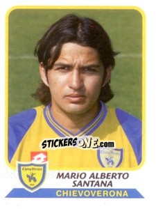 Sticker Mario Alberto Santana - Calciatori 2003-2004 - Panini
