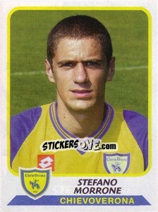 Sticker Stefano Morrone - Calciatori 2003-2004 - Panini