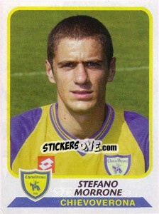 Figurina Stefano Morrone - Calciatori 2003-2004 - Panini